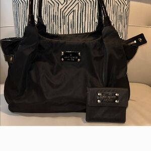 Kate Spade Black Shoulder Bag with Wallet